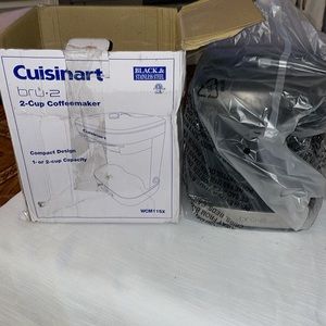 NIB Cuisinart bru2 2-cup coffeemaker